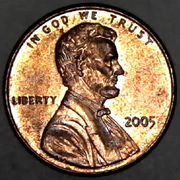 2005-P-Lincoln-Cent-With-Column-DDR-Look-On-The-Right-Side